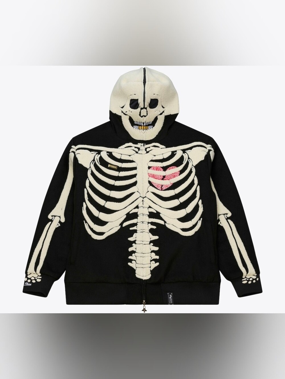 MITCHELL & NESS® x LRG® "Dead Serious" Heavyweight Wool Full Zip Hooded Jacket